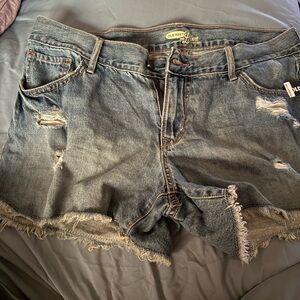 Old Navy Distressed Blue Jean Shorts